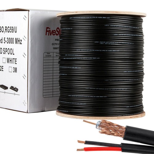Rg59 siamese cctv cable 20awg - rg59,